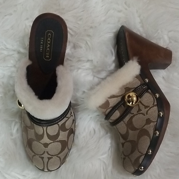 Coach signature clog heels - Picture 2 of 3